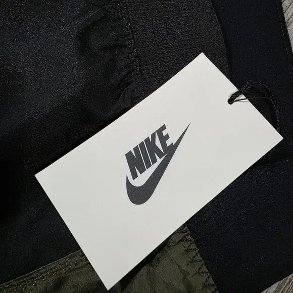 Nike Women's iSPA Pants Off Noir/ Newsprint/Iron Grey M Lined New LE DB7581-045